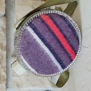 Vintage Retro Wool Stripe Water Canteen